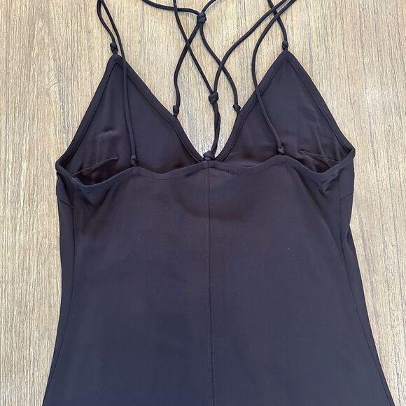 FRAME Delicate Knot Crepe Midi Dress Small - Picture 6 of 11